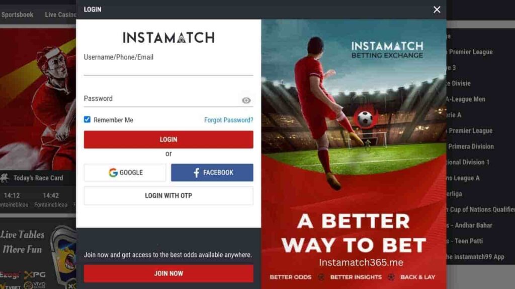 Instamatch365 login
